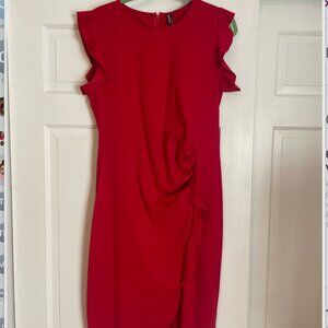 Red Body Con Dress
